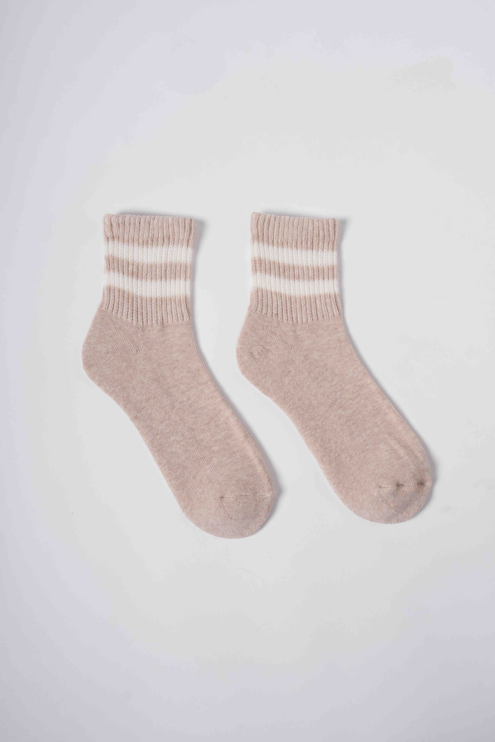 Retro Stripe Short Crew Socks