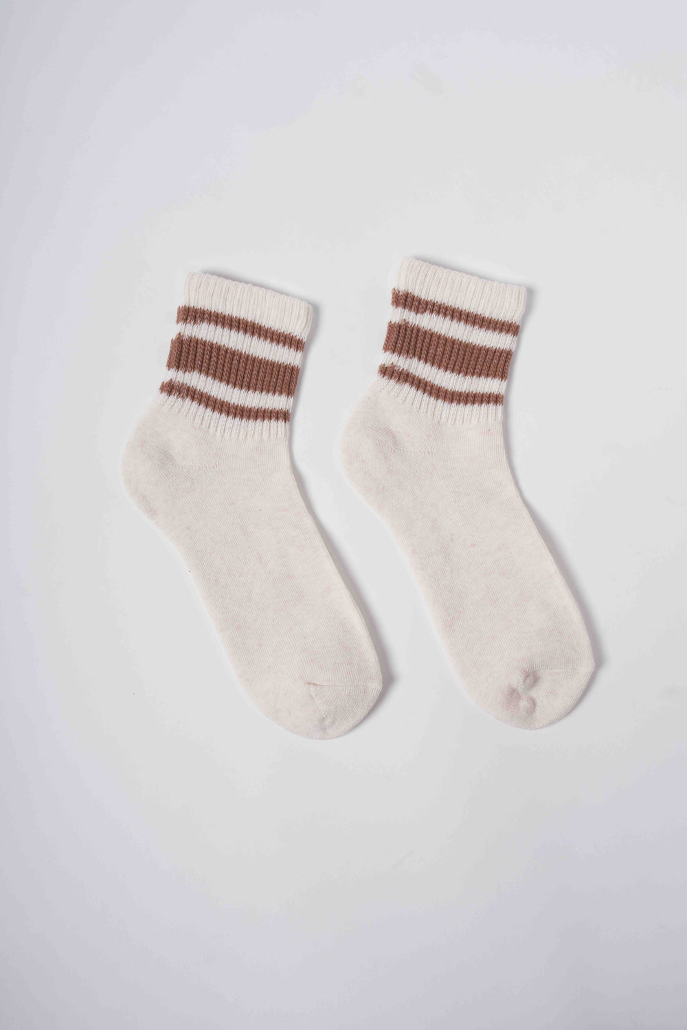 Retro Stripe Short Crew Socks