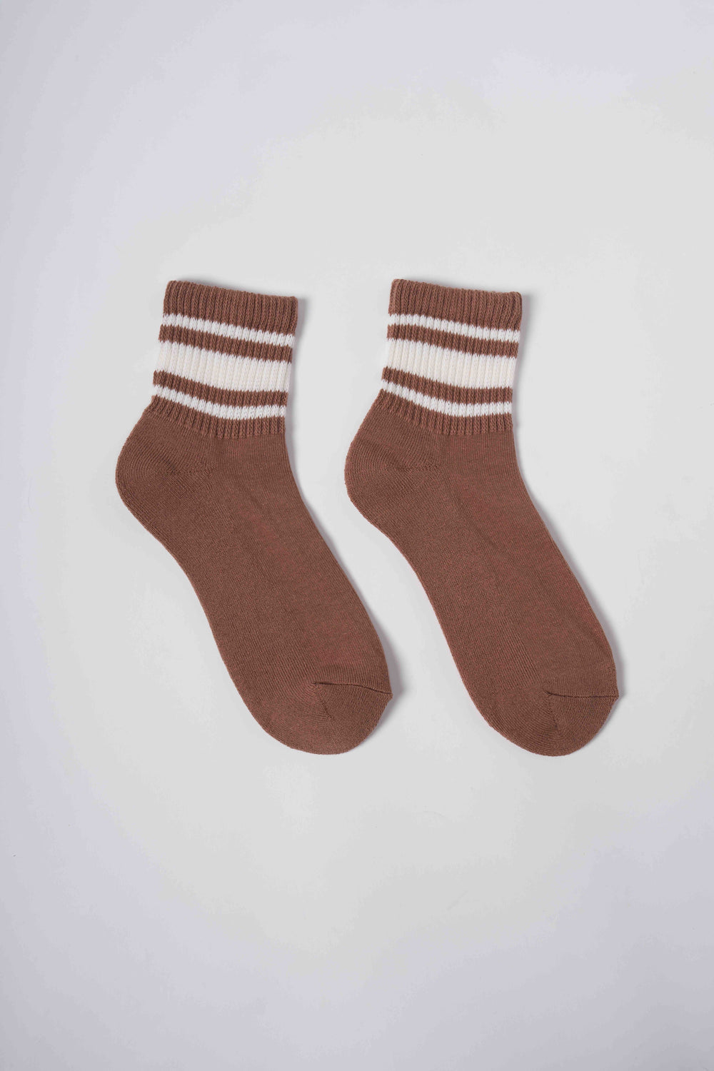 Retro Stripe Short Crew Socks