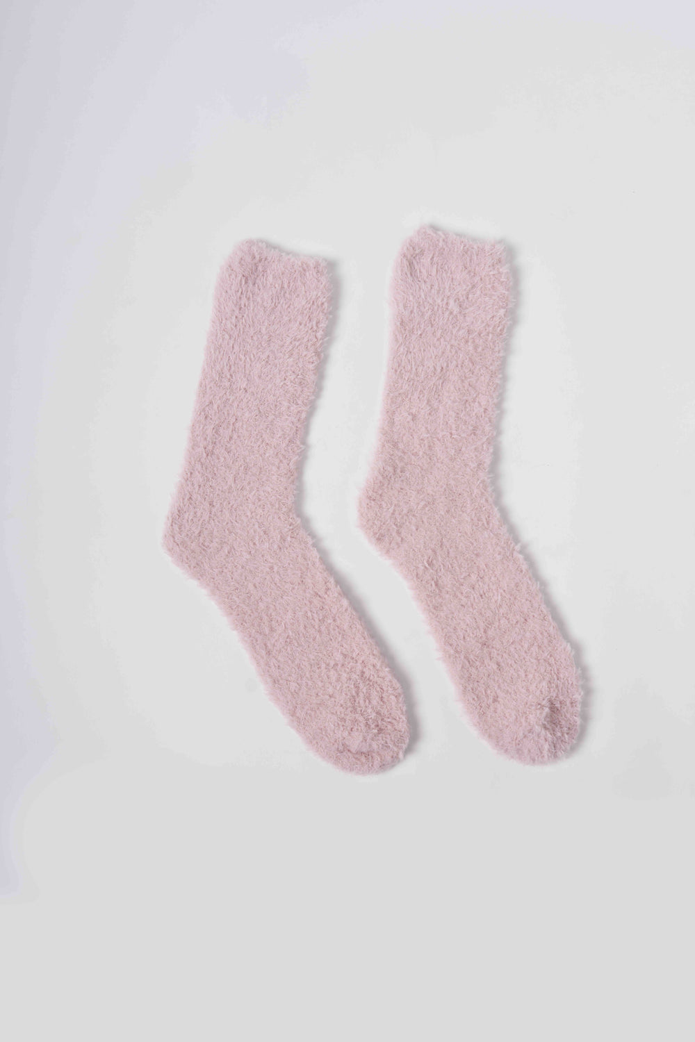 Cozy Fuzzy Crew Socks