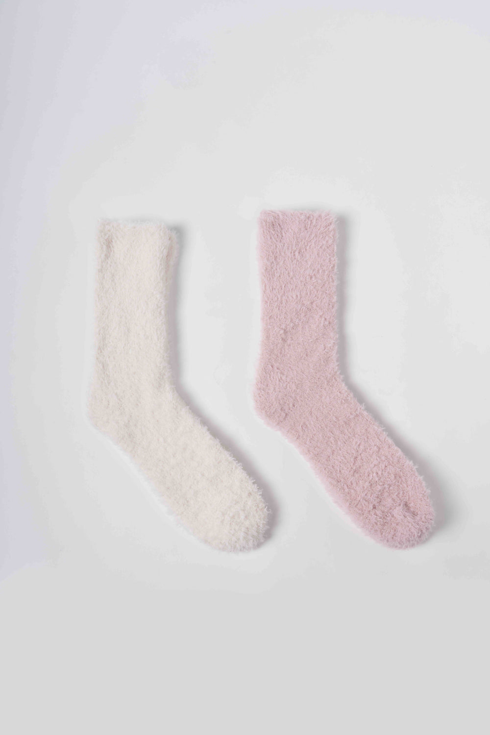 Cozy Fuzzy Crew Socks