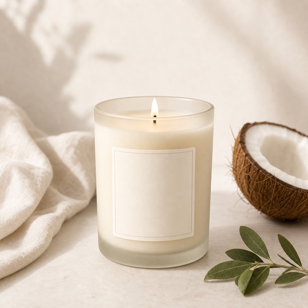 Coconut and Linen pet-friendly fragrance candle