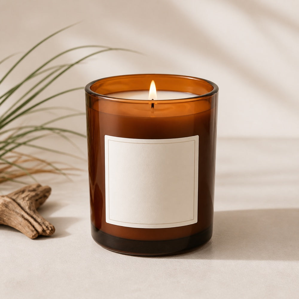 Vetiver and Oak pet-friendly fragrance candle